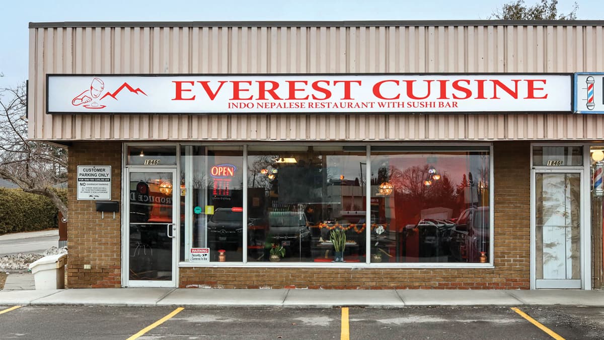 Everest Cuisine Restaurant Interior